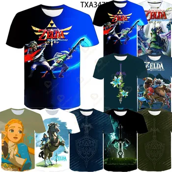 Dieťa Dievča Legend of Zelda 3D T Shirt Cartoon Oblečenie, Baby, Deti, Chlapcov, Dievčatá, Deti, Krátke Rukávy Letné Oblečenie Print T Shirt