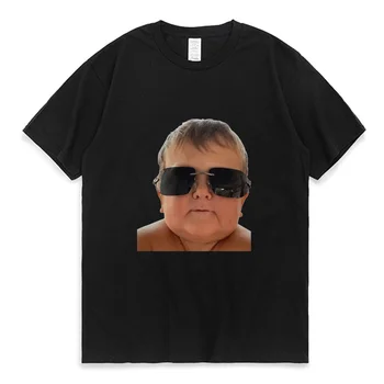 Klasické Hasbulla T shirt pánske oblečenie Bavlnené Tričko priedušná T-shirt Mini Boj T-shirt Y2K Šaty Letné