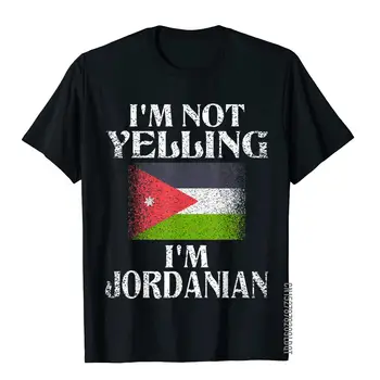 Nie som Kričí som Jordánske Zábavné Jordánske Pride T-Shirt Pohodlné Topy & Tees Bavlna Muž, T Košele Európe Veľkoobchod