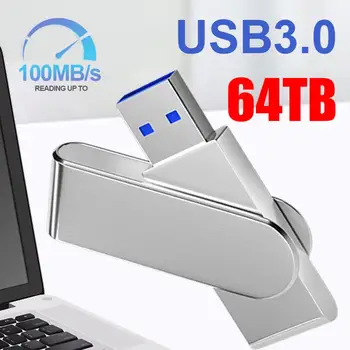Nové 2TB 1 TB Kovové USB 3.0 Flash Disky 512 gb diskom Vysokej Rýchlosti kl ' úč 256 GB USB Disk 128GB Memoria USB Flash Disk Pre Počítač PC, TV