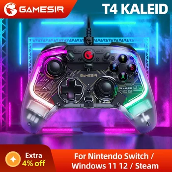 GameSir T4K Gamepad Káblové T4 Kaleid pre Nintendo Prepnutie POČÍTAČA so systémom Windows Para Android TV Box Na Sklade 100%Pôvodnej Značky Nové