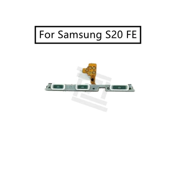 pre Samsung Galaxy S20FE Výkon Objem Bočné Tlačidlo Tlačidlo Flex Kábel NA VYPNUTIE Flex Kábel Opravu, Výmenu Súčasti Test QC