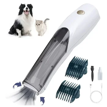 Prenosné Pet Vákuové Hair Clipper 3 Rýchlosti, Prepínanie Nabíjateľná Ochlpenia Starostlivosti pre Psie Chlpy a Mačka Elektrické Push Šmykovej