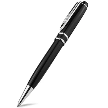 STONEGO Capless Guľôčkové Pero, Jednoducho Twist Roller guličkové Pero, Čierna Gélový Atrament Stredný Bod 1.0 mm Hladké Písanie Podpis Perá