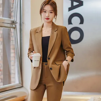 High-End Farby Bunda pre Ženy Jar Nové Módne kórejský Štýl, Zmysel pre Dizajn Nika Business oblečenie Elegantnom Obleku Vyhovovali Au
