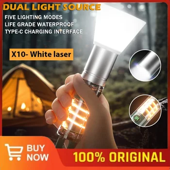 Super Jasné Led Biele laser, Baterka Silný Keychain Svetlo, Zoom, Vodotesný, Prenosný Pocket Torch Svetlá Pre Outdoor Camping