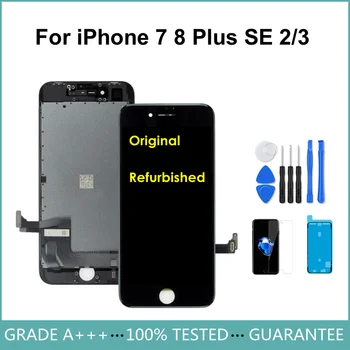 AAA+++ Pôvodné Repasované LCD Displej Pre iPhone 7 8 Plus SE 2020 Dotykový Displej Digitalizátorom. Montáž Nahradenie Č Mŕtvy Pixel