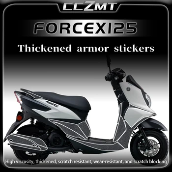 Pre Yamaha FORCEX125 zosilnené brnenie ochrany patch predné nohy pedál proti opotrebeniu a proti poškriabaniu príslušenstvo modifikácia